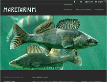 Tablet Screenshot of maretarium.fi